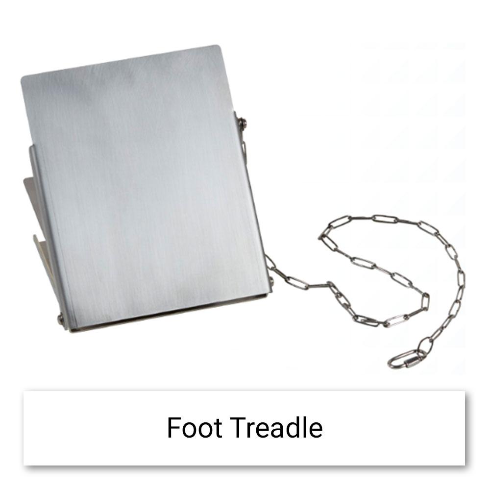 Pratt SE607 Combination Shower with Triple Nozzle Eye & Face Wash with Bowl & Foot Treadle – image 7