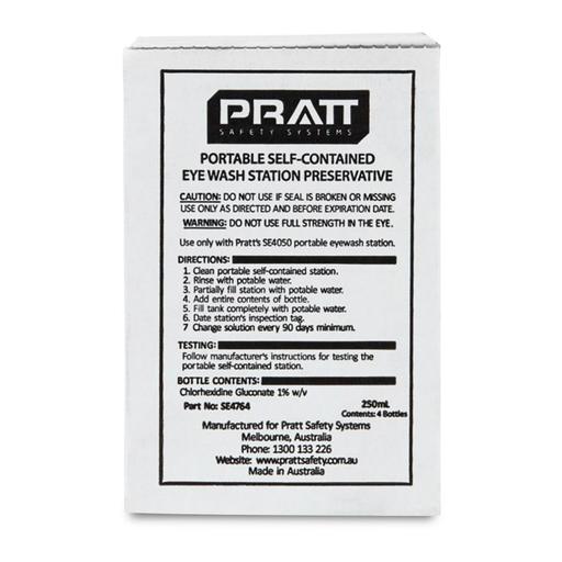 Pratt SE4764 4 x 250ml Water Preservative Solution  – image 2