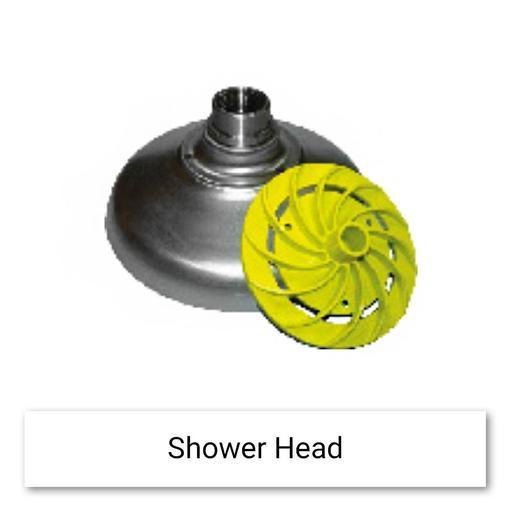 Pratt SE607T316 Combination Shower Triple Nozzle Eye & Face Wash with Bowl & Foot Treadle – image 3