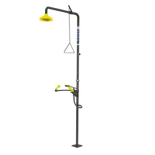 Pratt SE675 Combination Shower with Single Nozzle Eye Wash No Bowl and No Foot Treadle