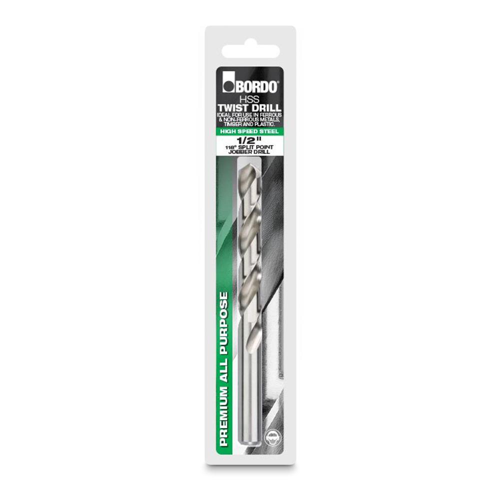 Bordo 2006-13/64S 13/64" Bright HSS Jobber Drill - Clam – image 1