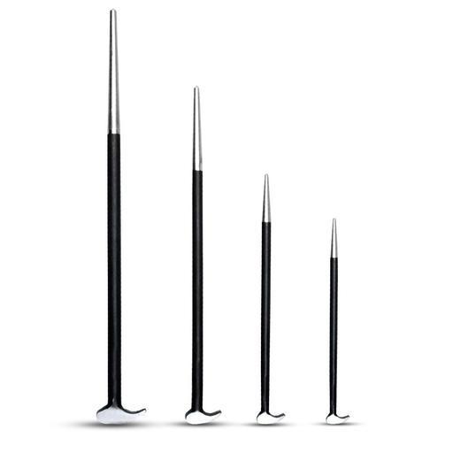 T&E Tools J7100 4pce Roll Head Pry Bar Set