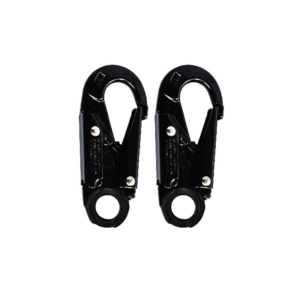 LINQ WLO1SNSN 2m Elite Single Leg Shock Absorbing Webbing Lanyard with Hardware – image 2