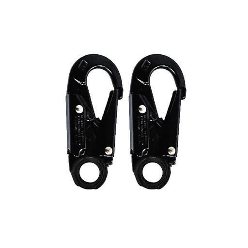 LINQ WLO1SNSN 2m Elite Single Leg Shock Absorbing Webbing Lanyard with Hardware – image 2