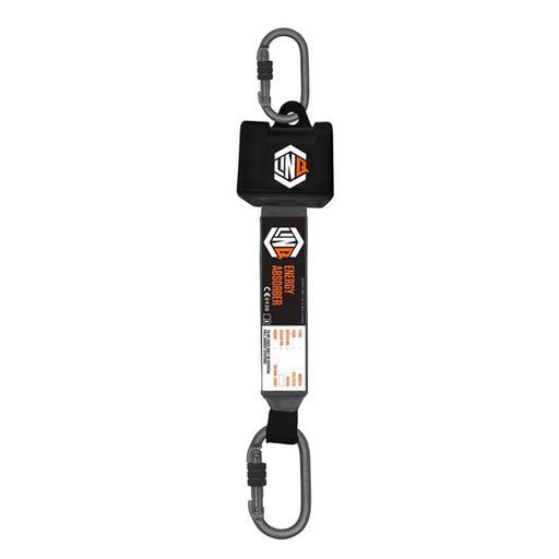 LINQ IRW225KSKS 2.5m Self Retracting Webbing Lanyard with Hardware