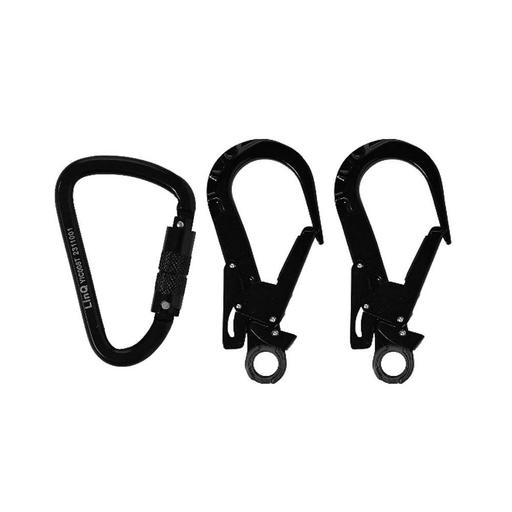 LINQ WLE2KTST 1.85m Elite Double Leg Elasticated Lanyard with Hardware – image 2