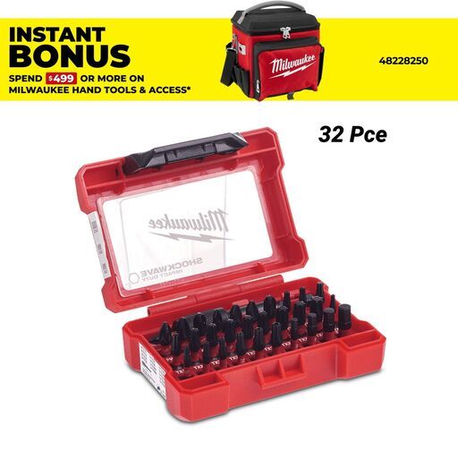 Milwaukee 4932464240 32pce SHOCKWAVE Impact Duty Screwdriver Bit Set