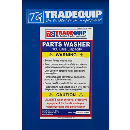 TradeQuip 1004T 180L Parts Washer – image 9