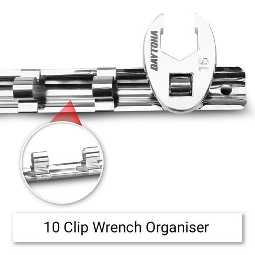 Daytona D10CROW 10pce 3/8" Drive Metric Crowfoot Wrench Set – image 6