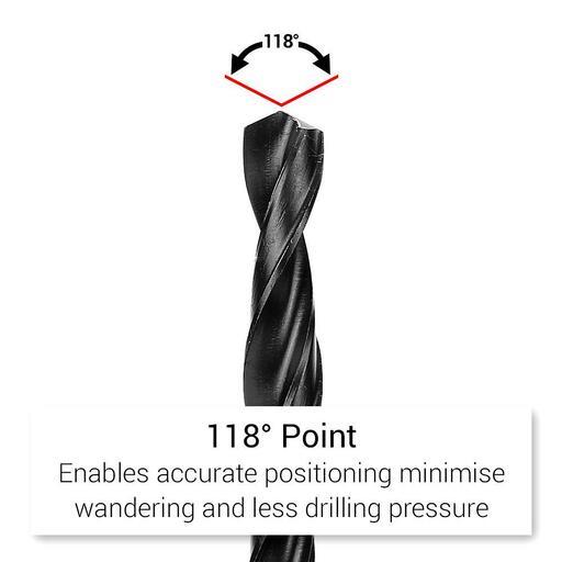 Techsmart TEC25R 25pce Metric 4241 Roll Forged High Speed Steel HSS Drill Bit Set – image 4