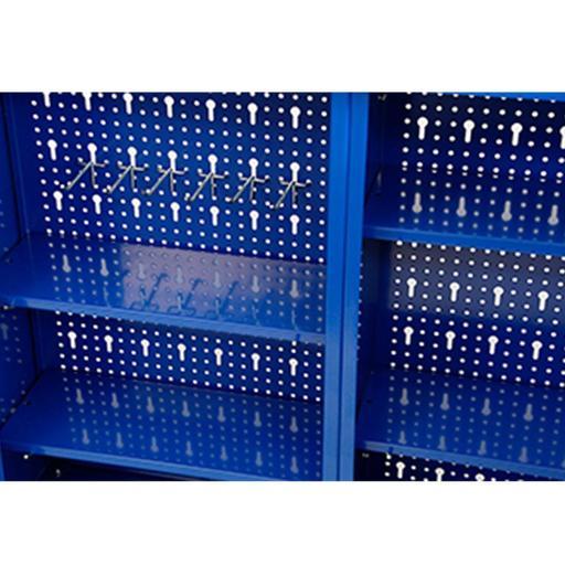 TradeQuip 1011T 3 Door Wall Mounted Tool Cabinet - Blue – image 4