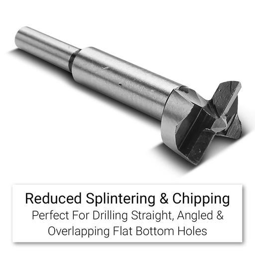 Xtorque XFB26 26mm C45 Carbon Steel Forstner Woodworking Drill Bit