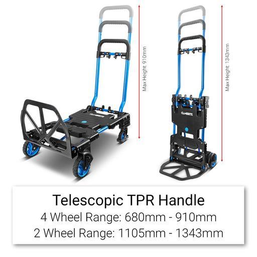 Climbrite CFHT120 70-120kg 2-In-1 Foldable Platform Hand Trolley – image 6