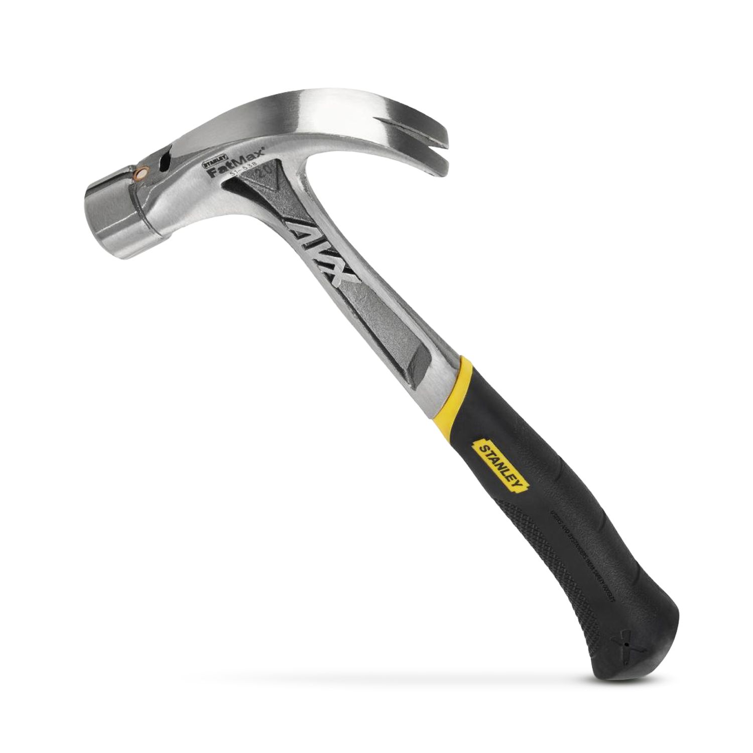 Stanley 51-538 565g (20oz) FATMAX Antivibe Steel Claw Hammer – image 2
