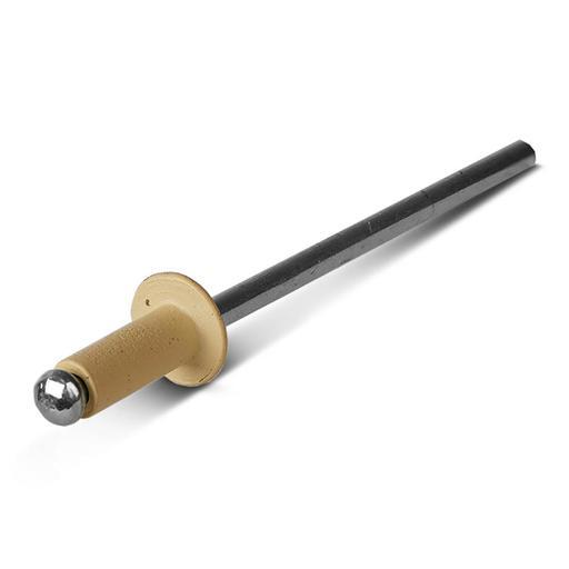 Apex AS-4-3-CC-HP 100-Pack 3.2mm x 8.6mm Aluminium/Steel Classic Cream Rivet – image 2