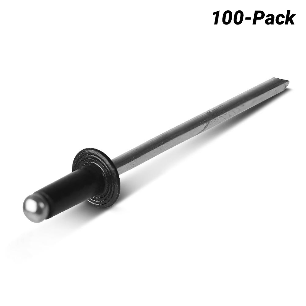 Apex AS-4-3-NS-HP 100-Pack 3.2mm x 8.6mm Aluminium/Steel Night Sky/Black Rivet – image 1