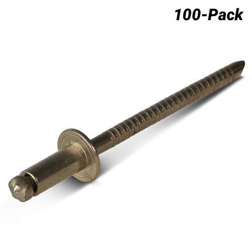 Apex STST-5-3-HP 100-Pack 4mm x 9.2mm Stainless Steel Rivet