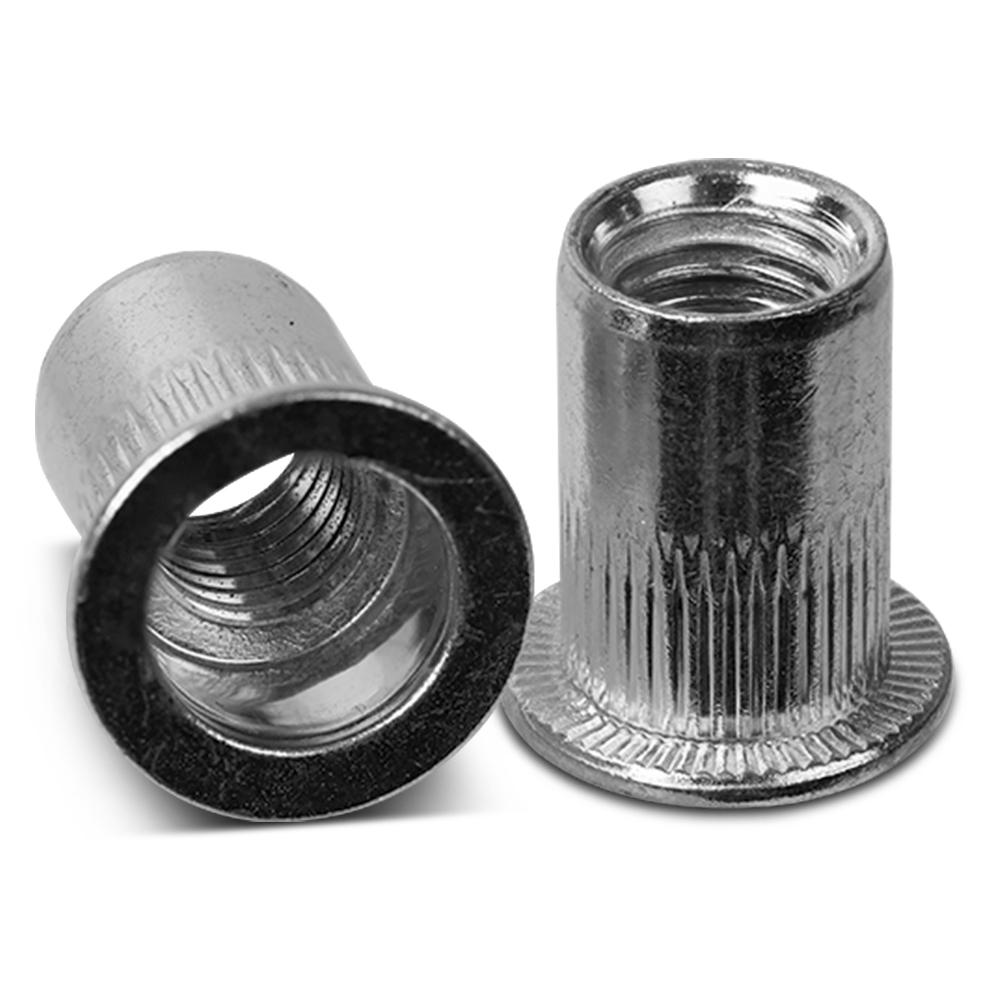 Apex NSRLM12-HP 50-Pack 16mm x 25.2mm Nut Ribbed Steel Rivet