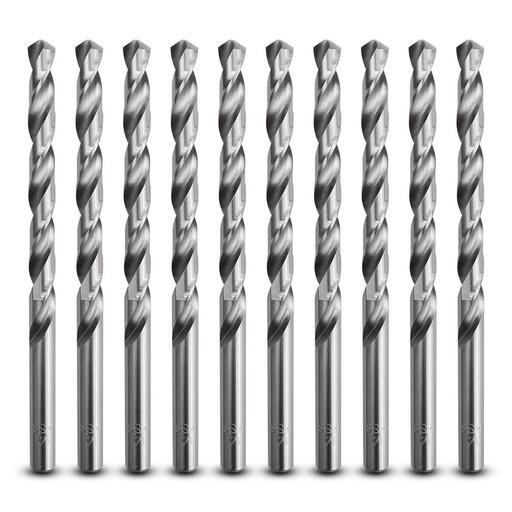 Xtorque D14CB 10pce 1/4" Imperial 118° HSS M2 Drill Bit 