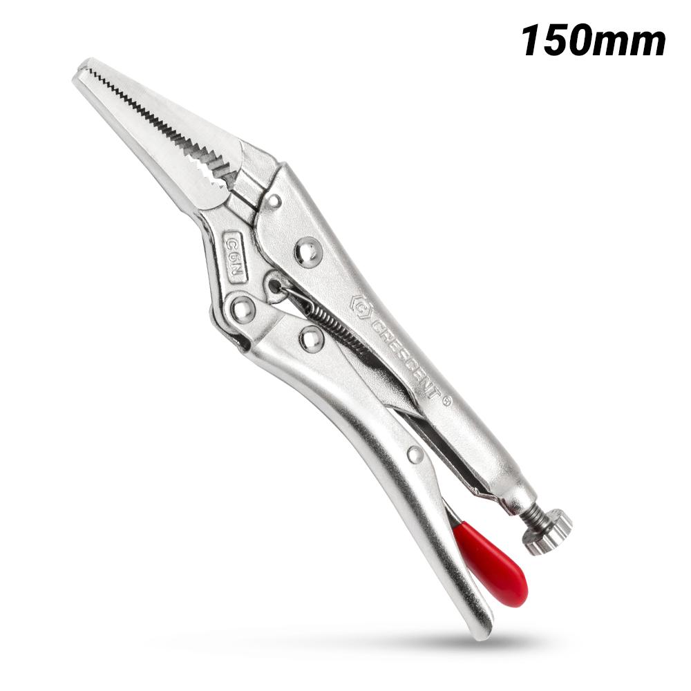 Crescent C6NVN-08 150mm (6") Long Nose Locking Pliers with Wire Cutter – image 1