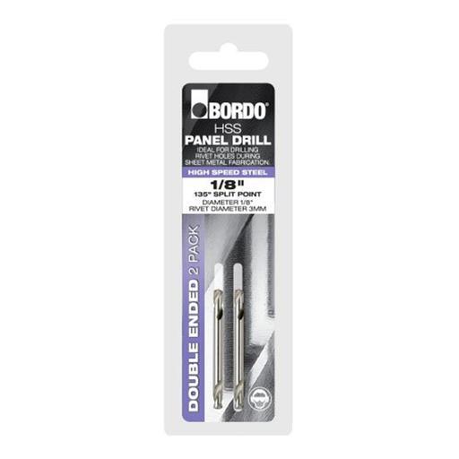 Bordo 2345-1/8S 1/8 Bright Double Ended Panel Drill
