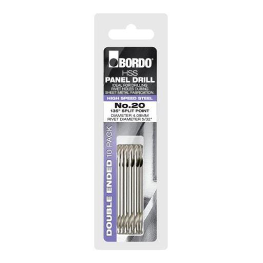 Bordo 2345-20T No.20 Bright Double Ended Panel Drill