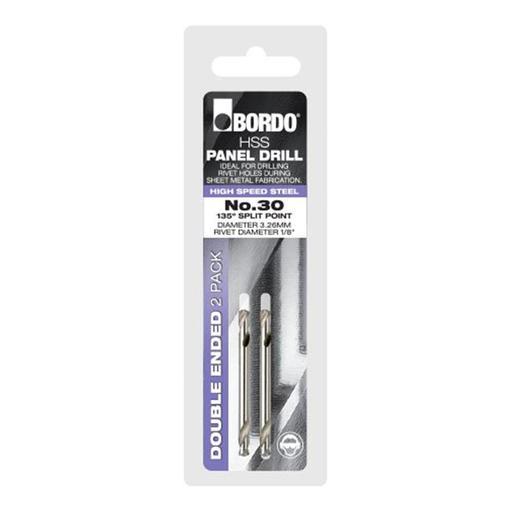 Bordo 2345-30S No.30 Bright Double Ended Panel Drill