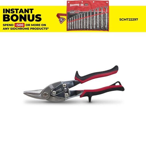 Sidchrome SCMT28563 Standard Left Cut Aviation Snips