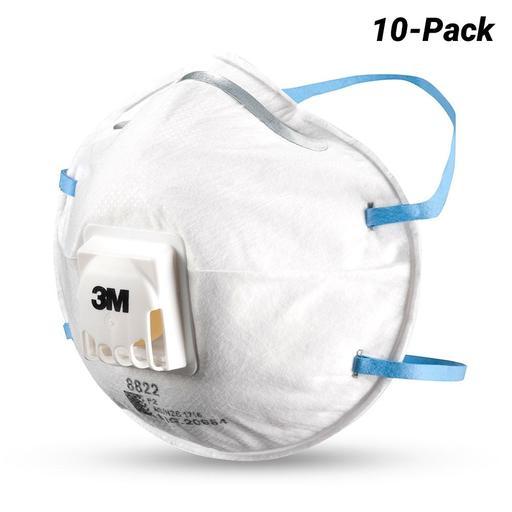 3M 9322A+ (XA010017854) 10Pack P2 N95 Particulate Dust Mask Respirator