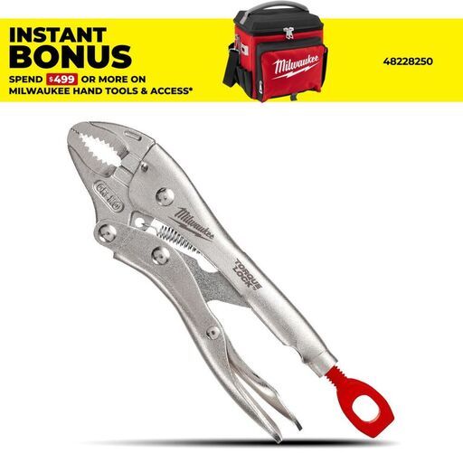 Milwaukee 48223422 127mm (5") TORQUE LOCK Curved Jaw Locking Pliers