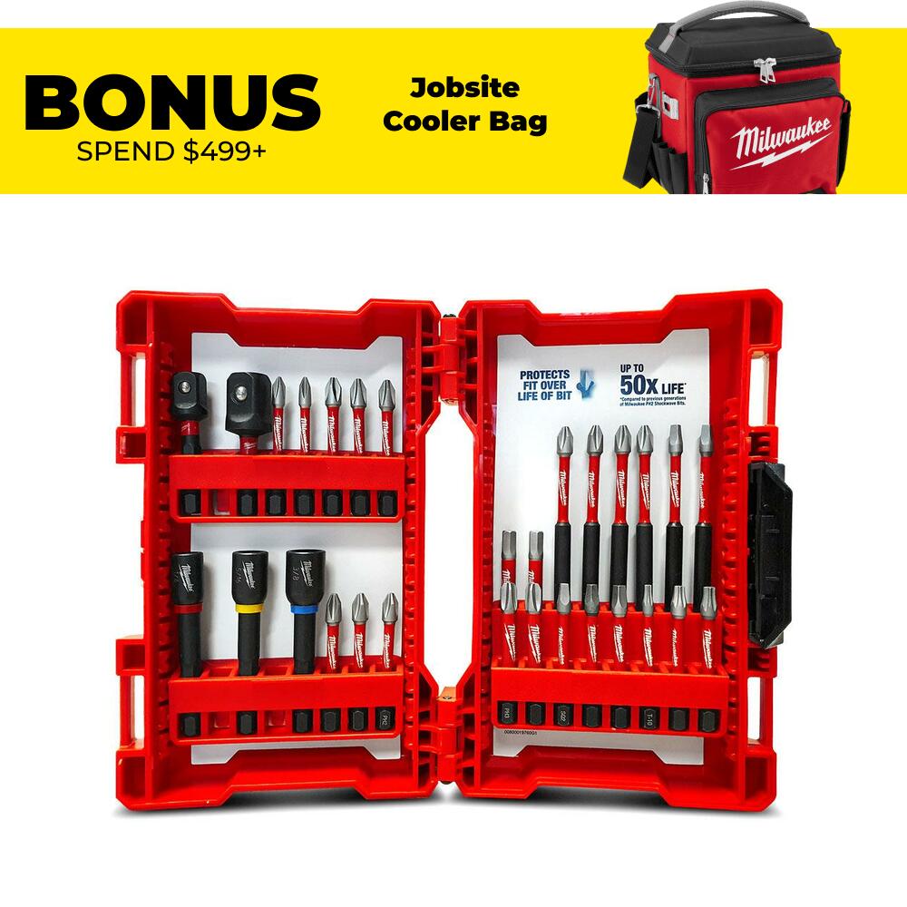 Milwaukee 48324081 29pce SHOCKWAVE Impact Driver Drill Bit Set