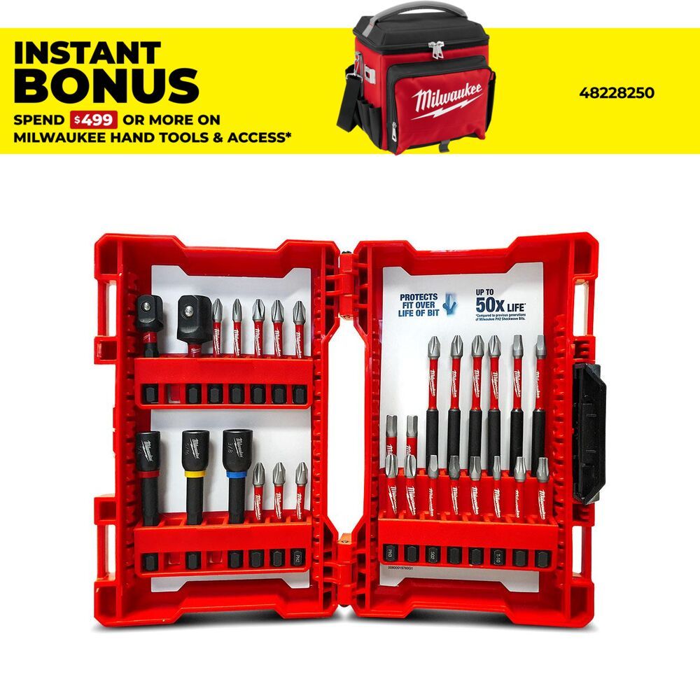 Milwaukee 48324081 29pce SHOCKWAVE Impact Driver Drill Bit Set – image 1