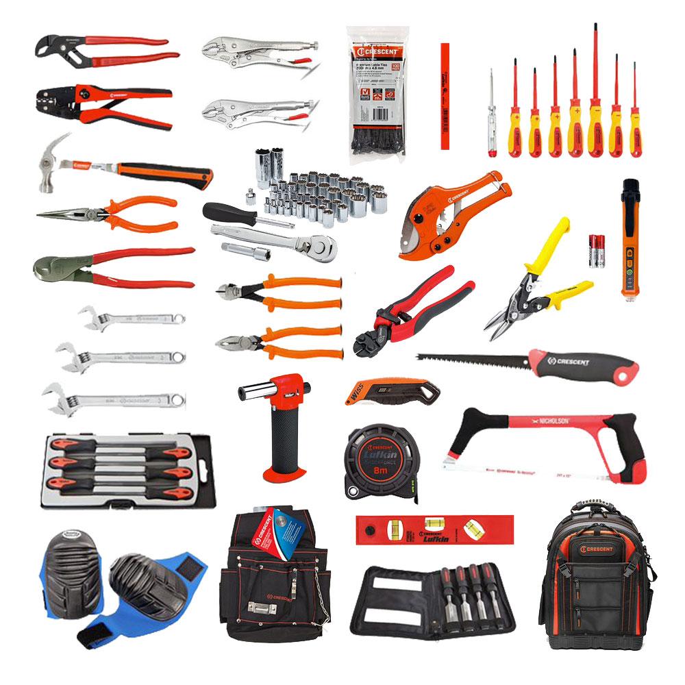 Crescent CTKAE2N 101pce Electrician S Apprentice Tool Kit   EB910D30C5DFFB6B677E7B096FCA98A0E21D51FB07C33FF20EADC409D3F55C96 