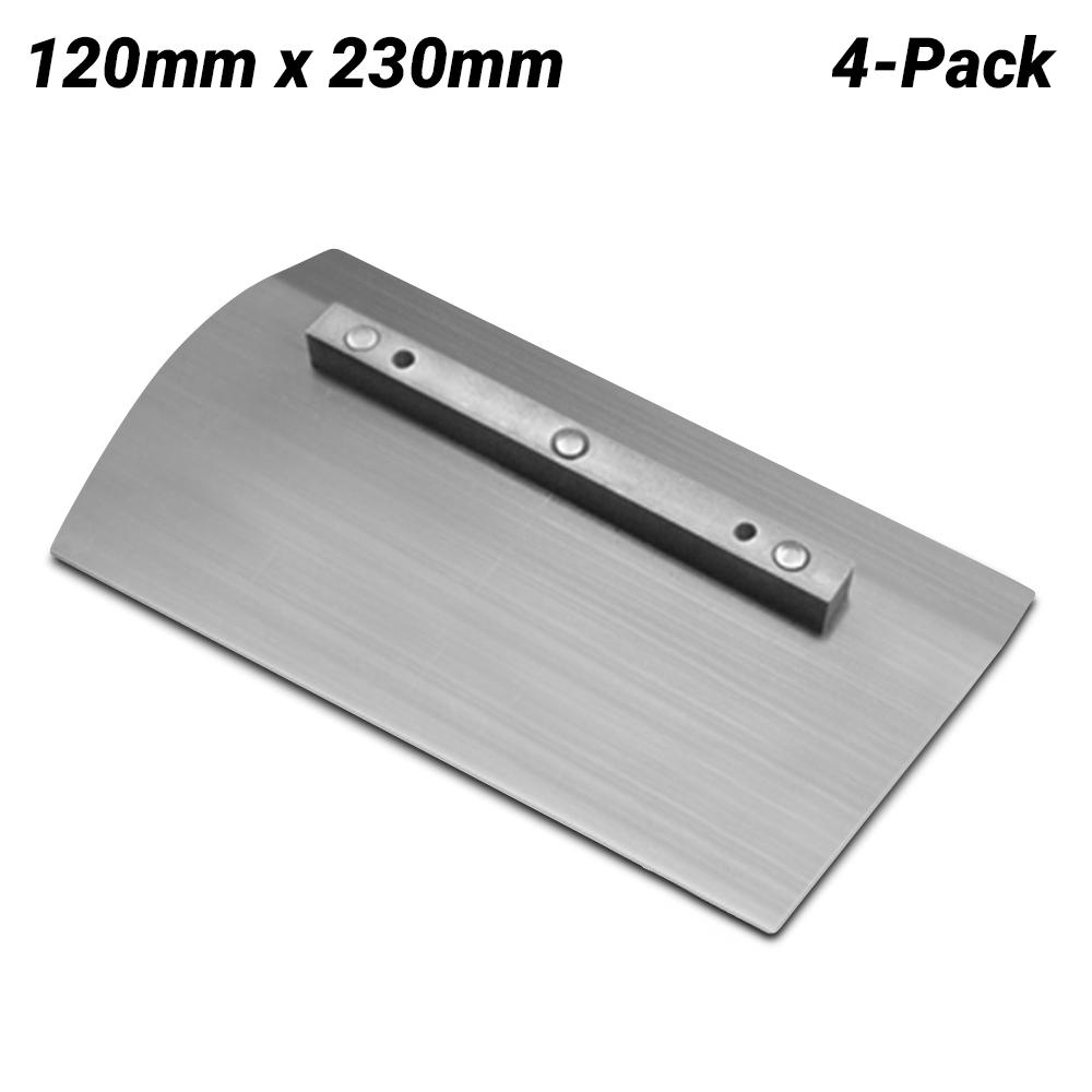 Flextool FT220455-UNIT (BR-20455) 4-Pack 120mm x 230mm Finish Trowel Blade to suit 24" & 30" Power Trowels – image 1