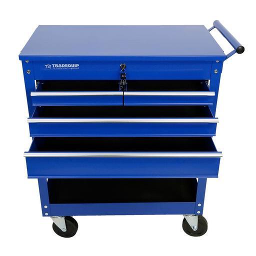 TradeQuip 6052 4-Drawer Workshop Tool Trolley with Lockable Top – image 2