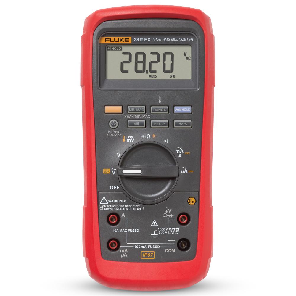 Fluke FLUKE28IIEX/AU (4582955) Intrinsically Safe True RMS Digital