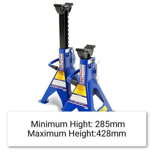 TradeQuip 1128T 2000kg Ratchet Jack Stands - Pair(2) – image 3