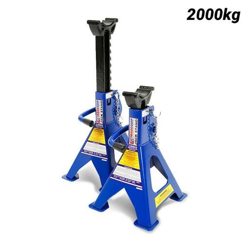TradeQuip 1128T 2000kg Ratchet Jack Stands - Pair(2)