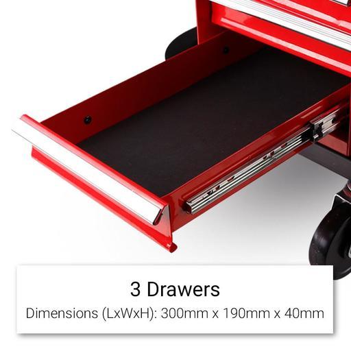 Daytona DAYRS Roller Stool with 3 Drawers – image 4