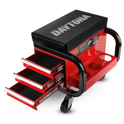 Daytona DAYRS Roller Stool with 3 Drawers – image 2