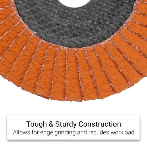 Xtorque XPC40125-10 Platinum 125MM Premium 40 Grit Ceramic Flap Disc Made In Germany-10 Pack – image 6