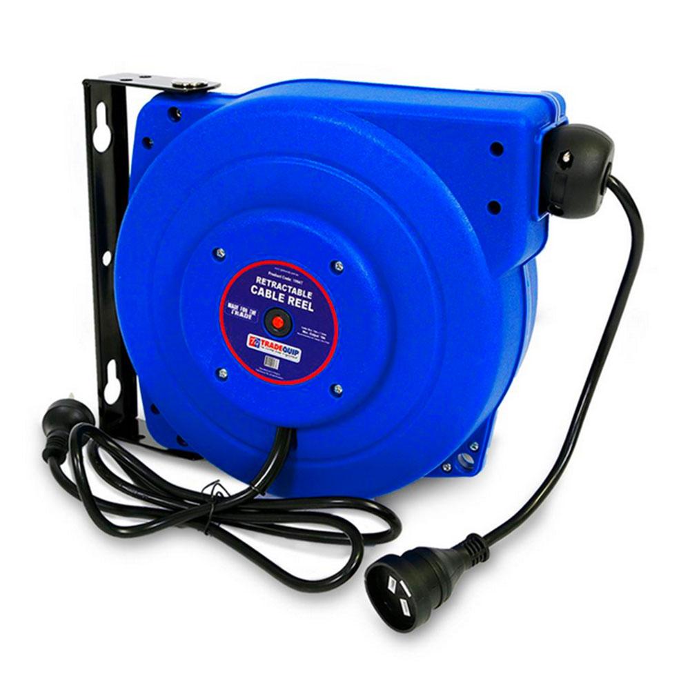 TradeQuip 1994T 10AMP Retractable Cable Reel