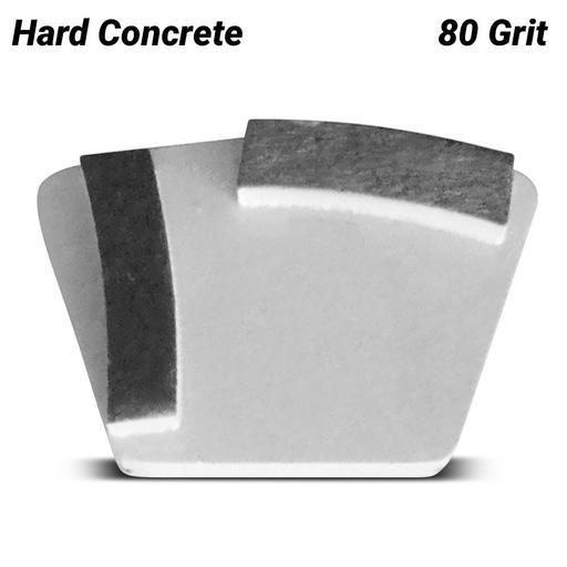 Flextool FT124709-UNIT Bladetec® 80 Grit Quick-Fit Hard Concrete 2 Segment Grinding Shoe