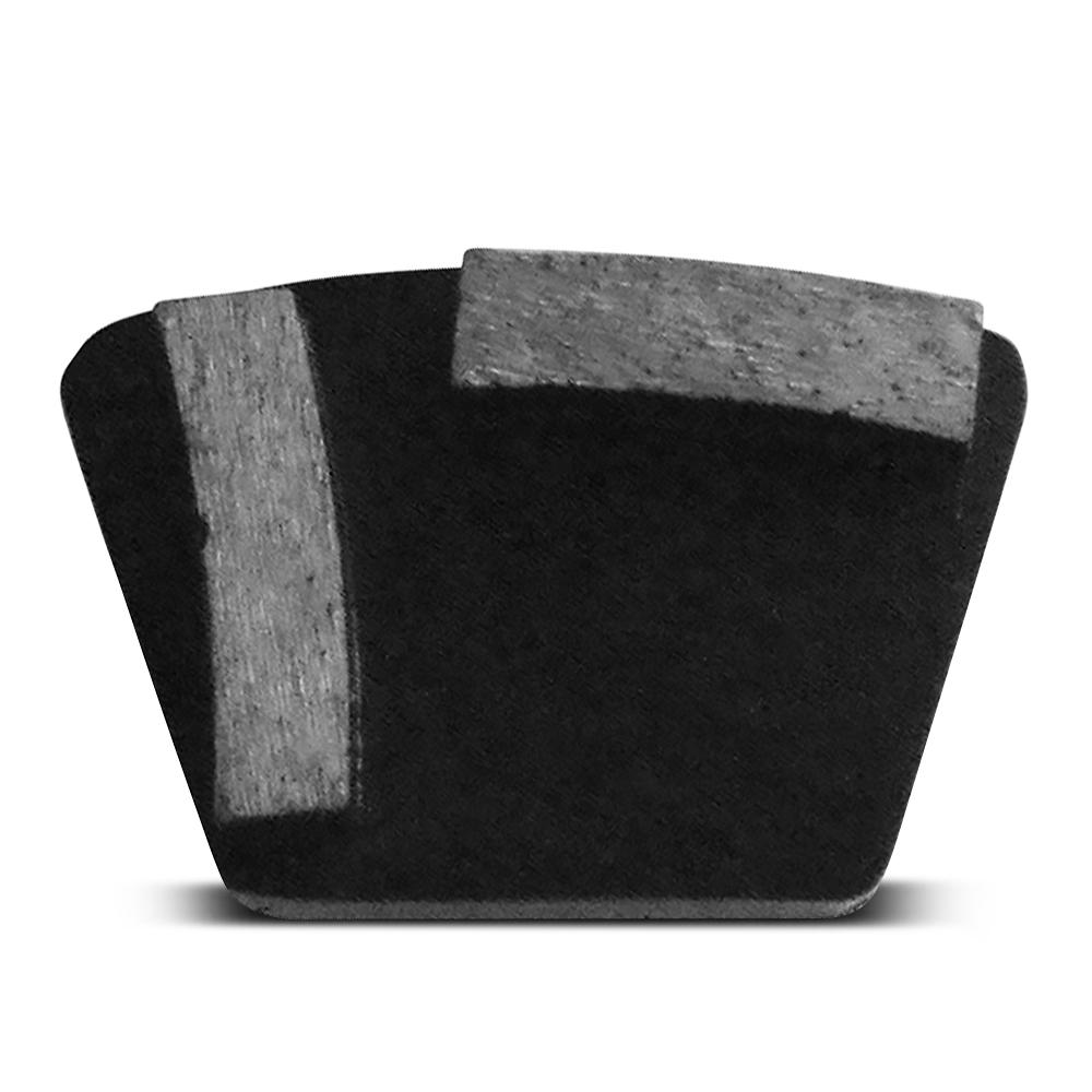 Flextool FT1ABE20-UNIT Bladetec® 20 Grit Quick-Fit Soft Concrete EX 2 Segment Grinding Shoe – image 2