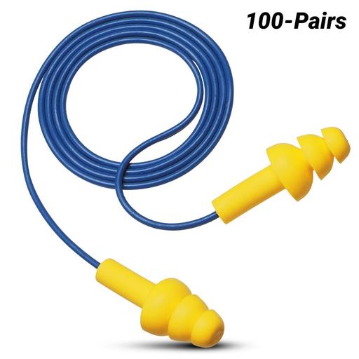 3M 7000002320 (70071515772) 100-Pack ULTRA-FIT Corded Earplugs
