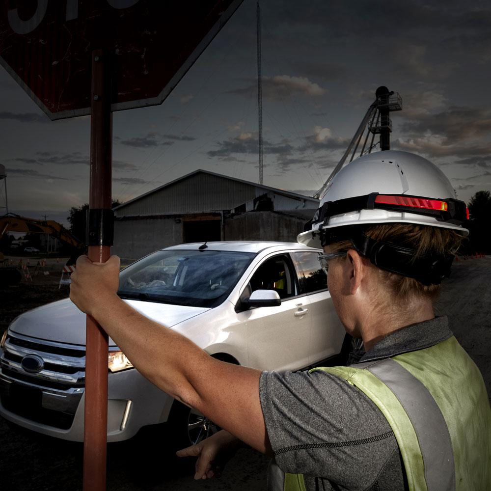 hard hat rechargeable light