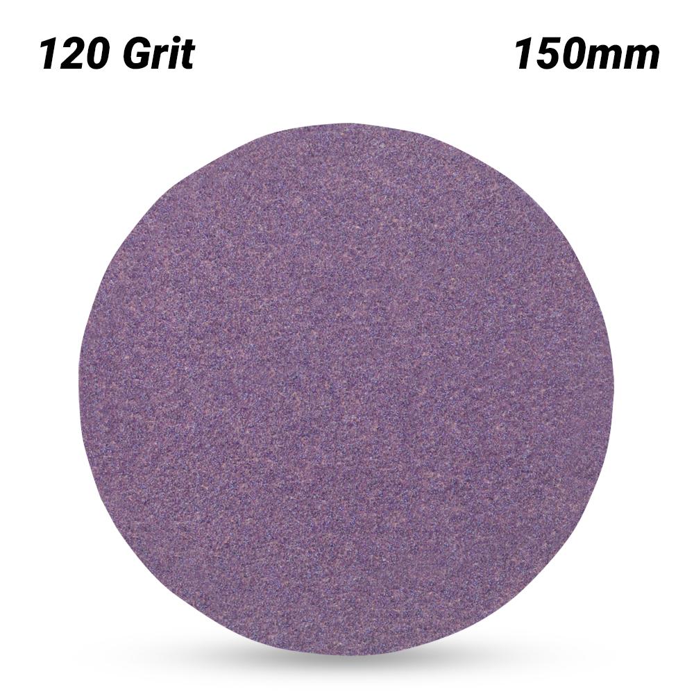 3M 7100046328 (60440296188) 150mm (6") Cubitron II 775L 120 Grit Plain Film Sanding Disc – image 1