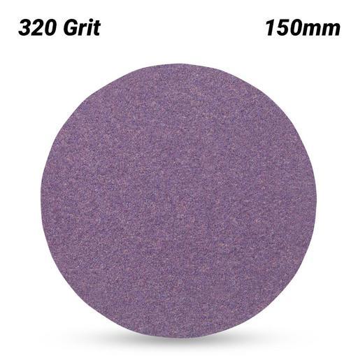 3M 7100145462 (60440335408) 150mm (6") Cubitron II 775L 320 Grit Plain Film Sanding Disc