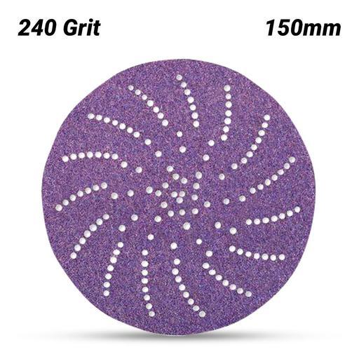 3M 7100145316 (60440335390) 150mm (6") Cubitron II 775L 240 Grit Clean Film Sanding Disc