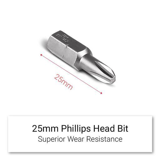 Xtorque 5PXBS Platinum 5-Pack PH2 25mm Philips Head Bits - MADE IN JAPAN – image 3